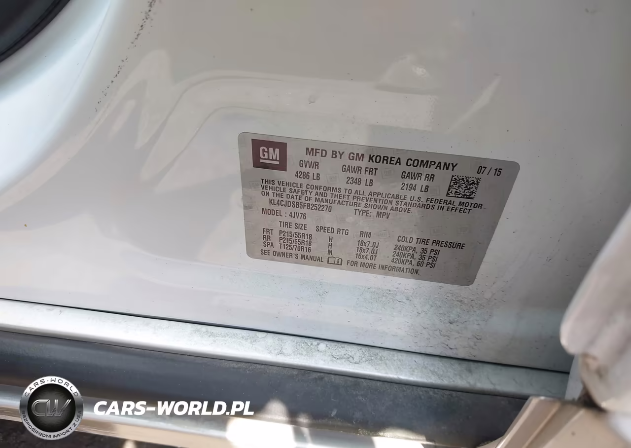 2015 Buick Encore Premium VIN:KL4CJDSB5FB252270 - 9