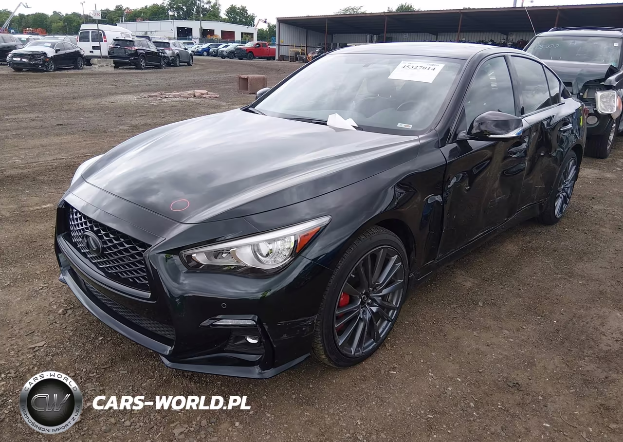 2023 Infiniti Q50 Red Sport 400 Awd VIN:JN1FV7DR3PM590214 - 2