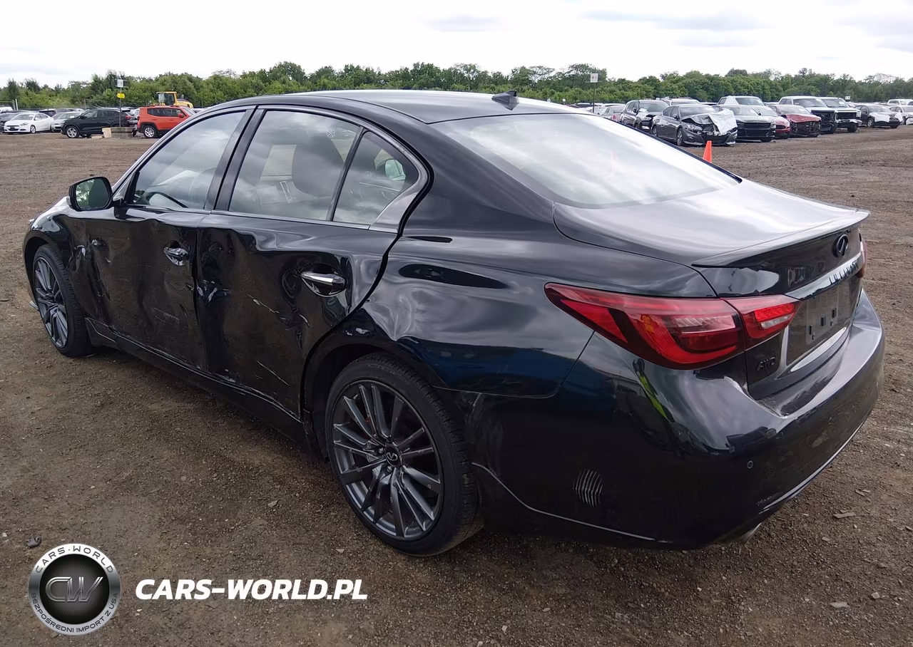 2023 Infiniti Q50 Red Sport 400 Awd VIN:JN1FV7DR3PM590214 - 3