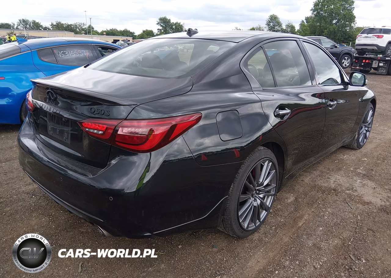 2023 Infiniti Q50 Red Sport 400 Awd VIN:JN1FV7DR3PM590214 - 4
