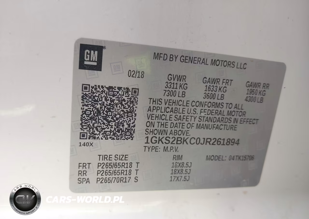 2018 GMC Yukon Slt VIN:1GKS2BKC0JR261894 - 9