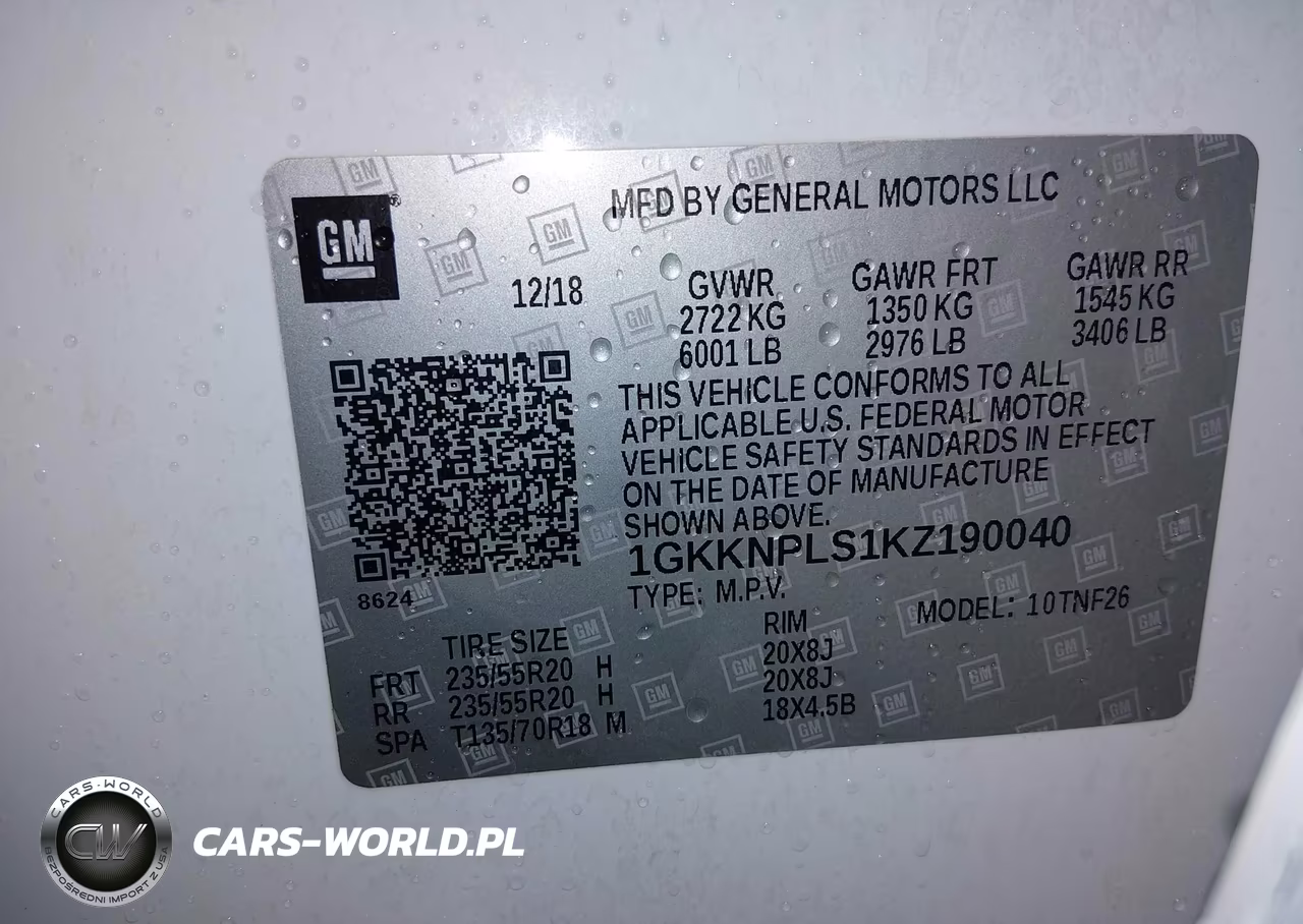 2019 GMC Acadia Denali VIN:1GKKNPLS1KZ190040 - 9