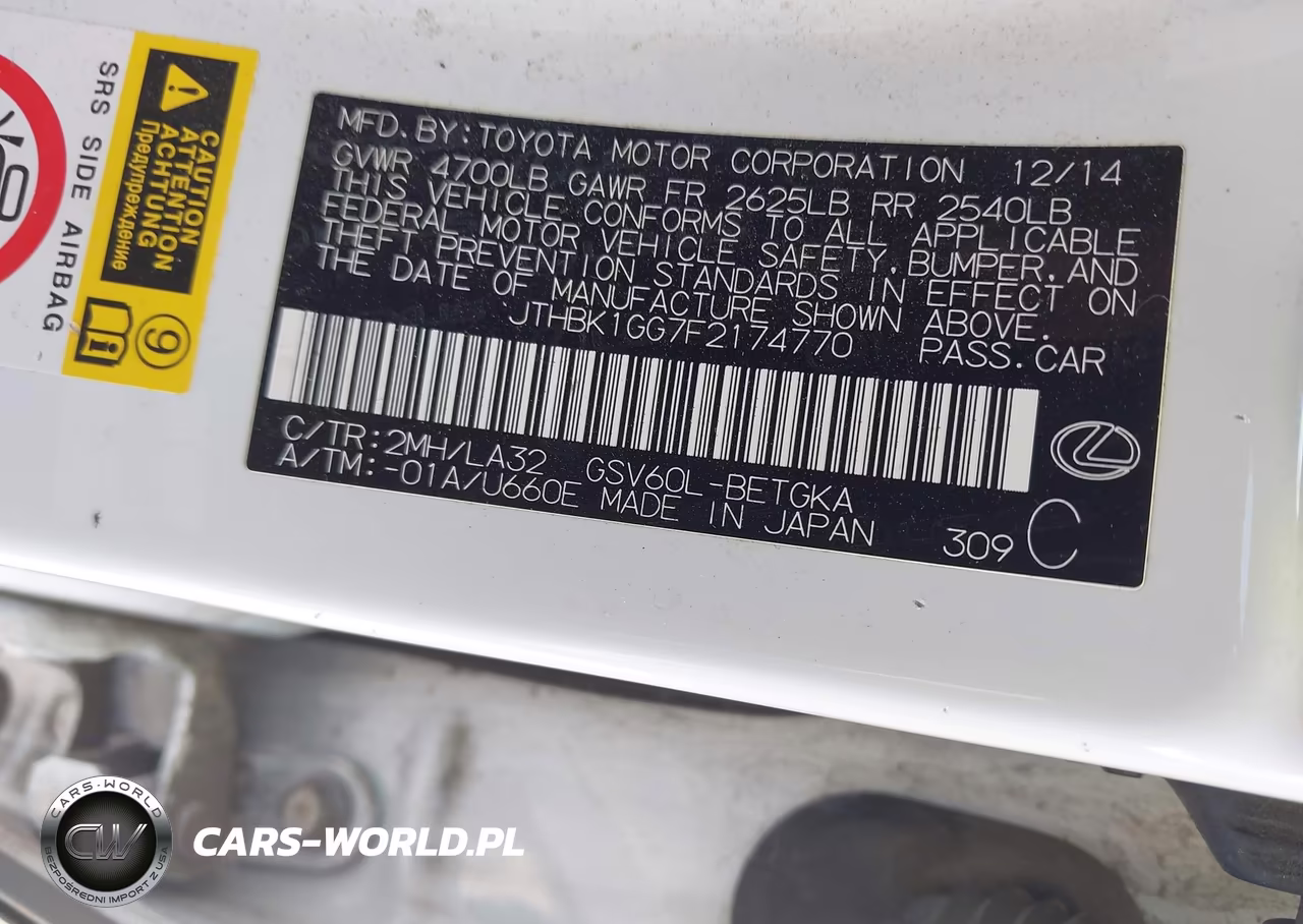2015 Lexus Es 350 Crafted Line VIN:JTHBK1GG7F2174770 - 9