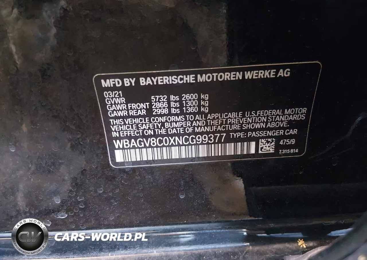 2022 BMW M850I Gtan Coupe xDrive VIN:WBAGV8C0XNCG99377 - 9