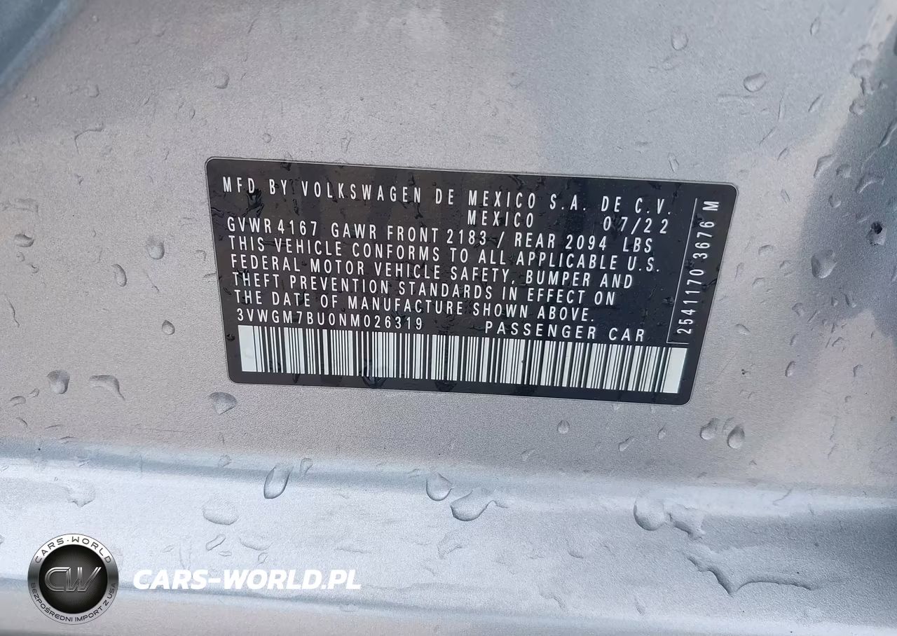 2022 Volkswagen Jetta 1.5T Sel VIN:3VWGM7BU0NM026319 - 9