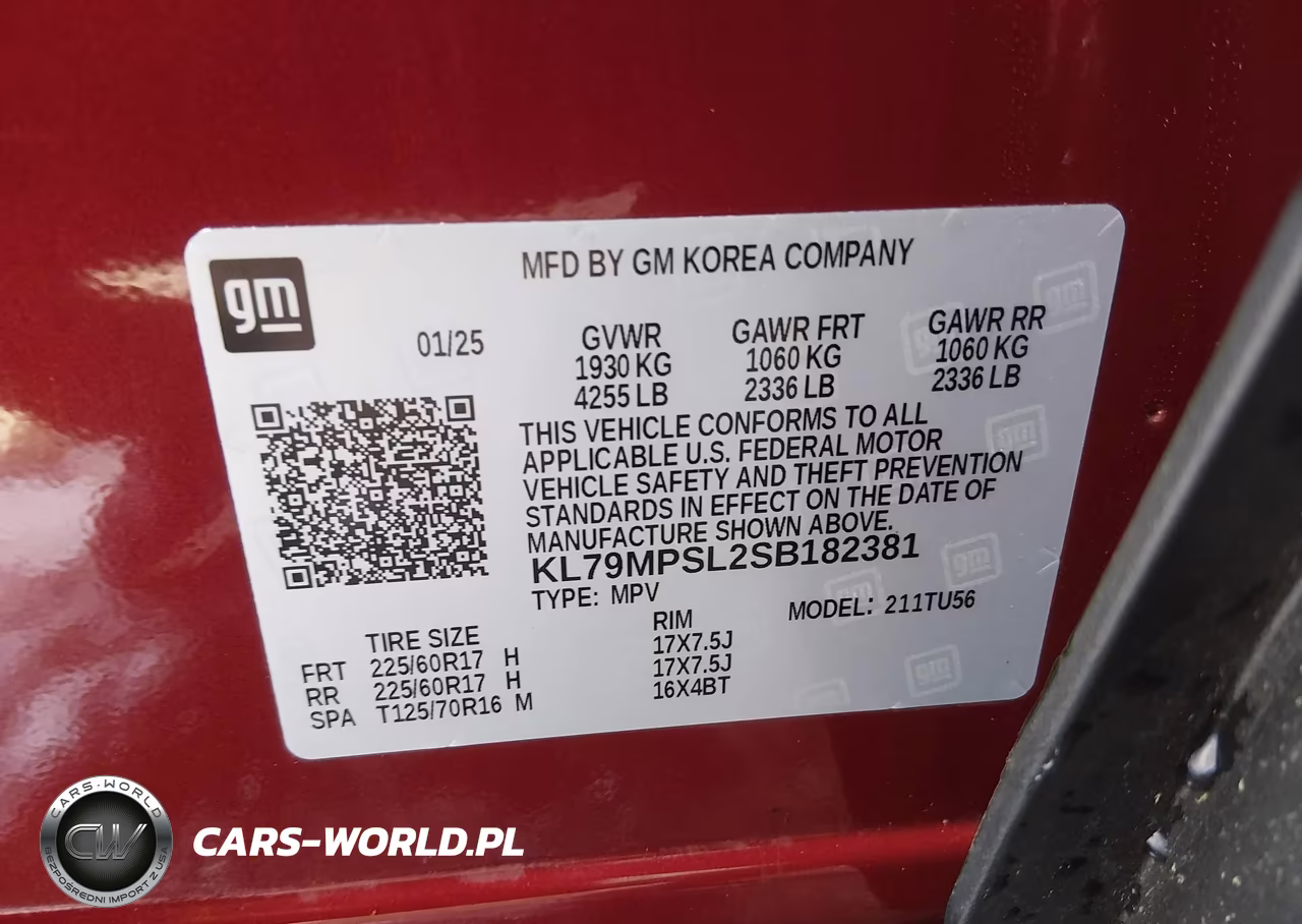 2025 Chevrolet Trailblazer Fwd Lt VIN:KL79MPSL2SB182381 - 9