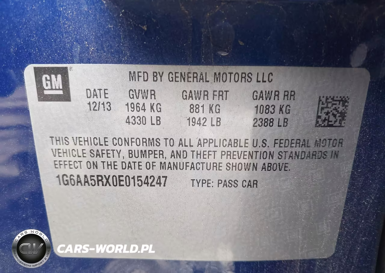 2014 Cadillac Ats Standard VIN:1G6AA5RX0E0154247 - 9