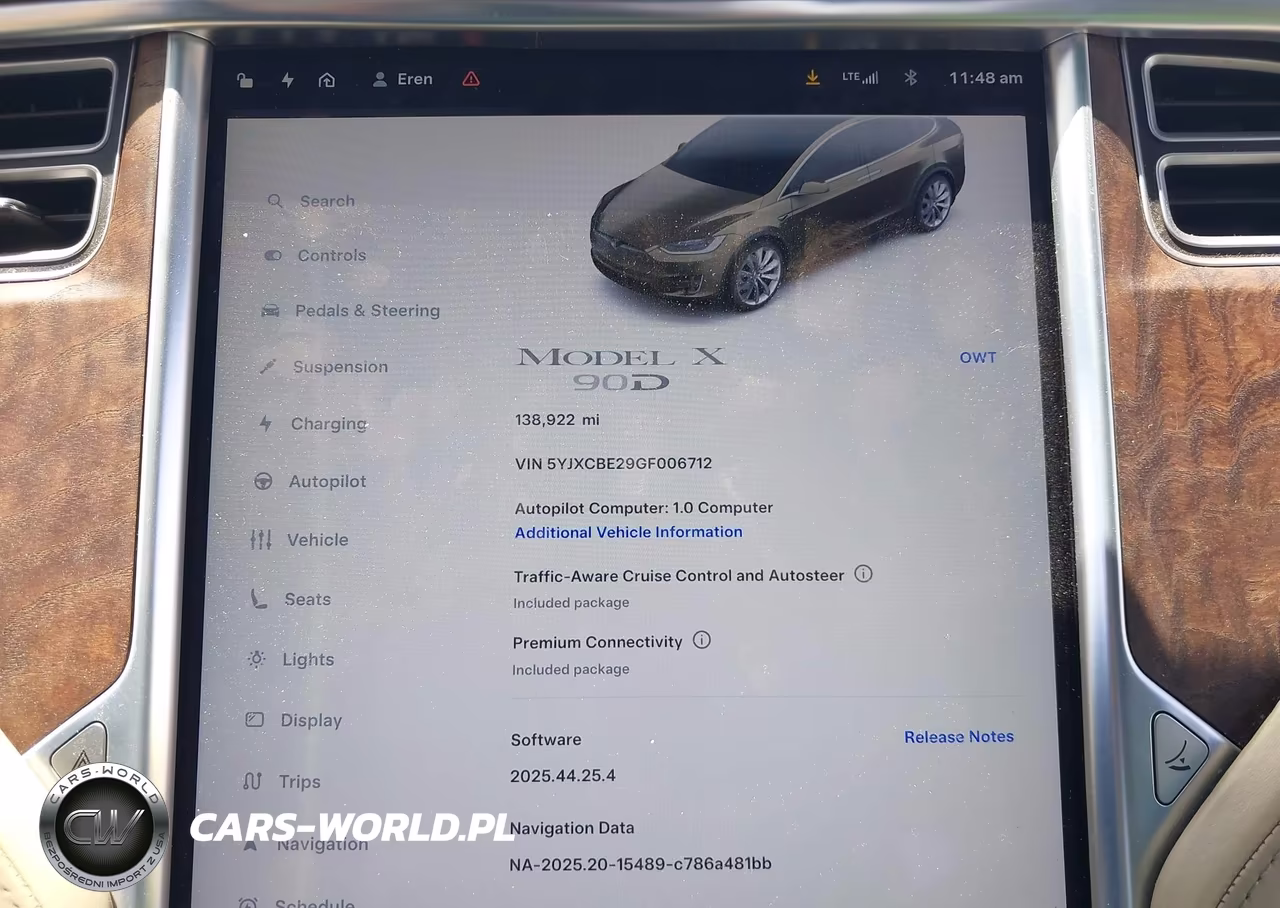 2016 Tesla Model X 60D-70D-75D-90D-P100D VIN:5YJXCBE29GF006712 - 7