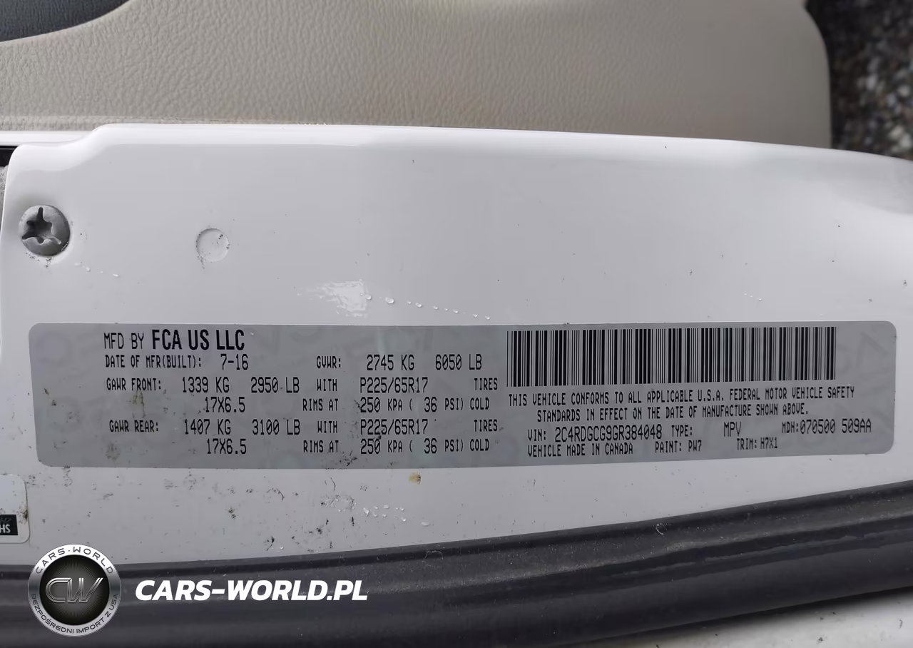 2016 Dodge Grand Caravan Sxt VIN:2C4RDGCG9GR384048 - 9