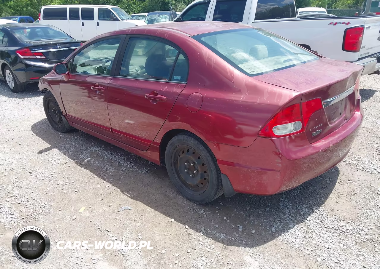 2009 Honda Civic Lx VIN:19XFA16519E014607 - 3