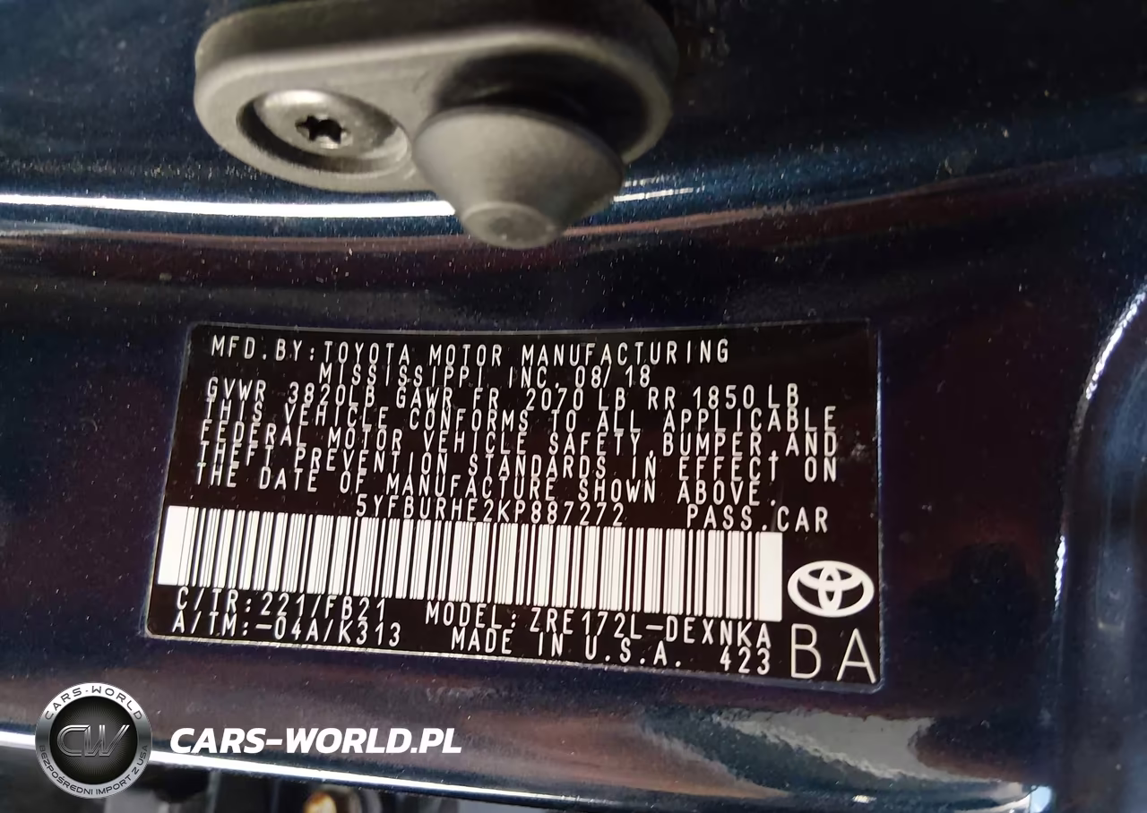 2019 Toyota Corolla Le VIN:5YFBURHE2KP887272 - 9