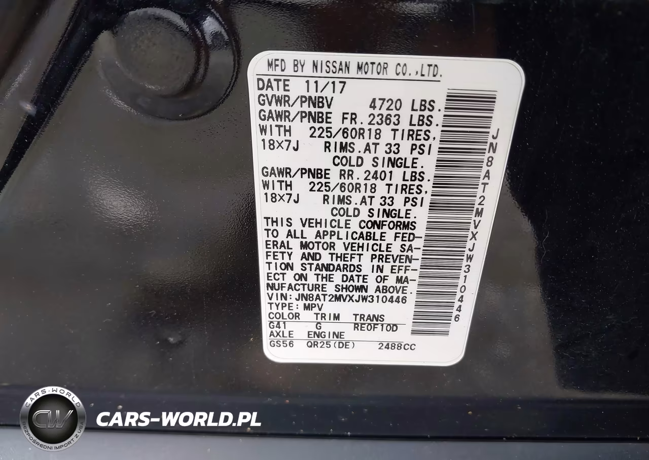 2018 Nissan Rogue Sl VIN:JN8AT2MVXJW310446 - 9