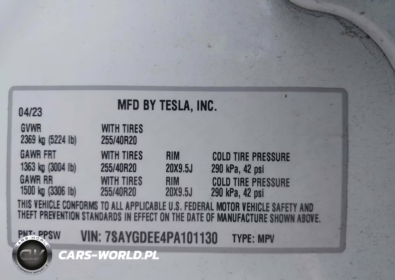 2023 Tesla Model Y Awd-Long Range Dual Motor All-Wheel Drive VIN:7SAYGDEE4PA101130 - 9