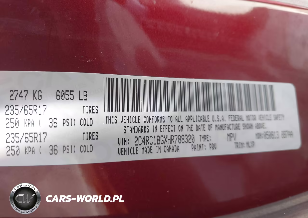2017 Chrysler Pacifica Touring-L VIN:2C4RC1BGXHR788320 - 9