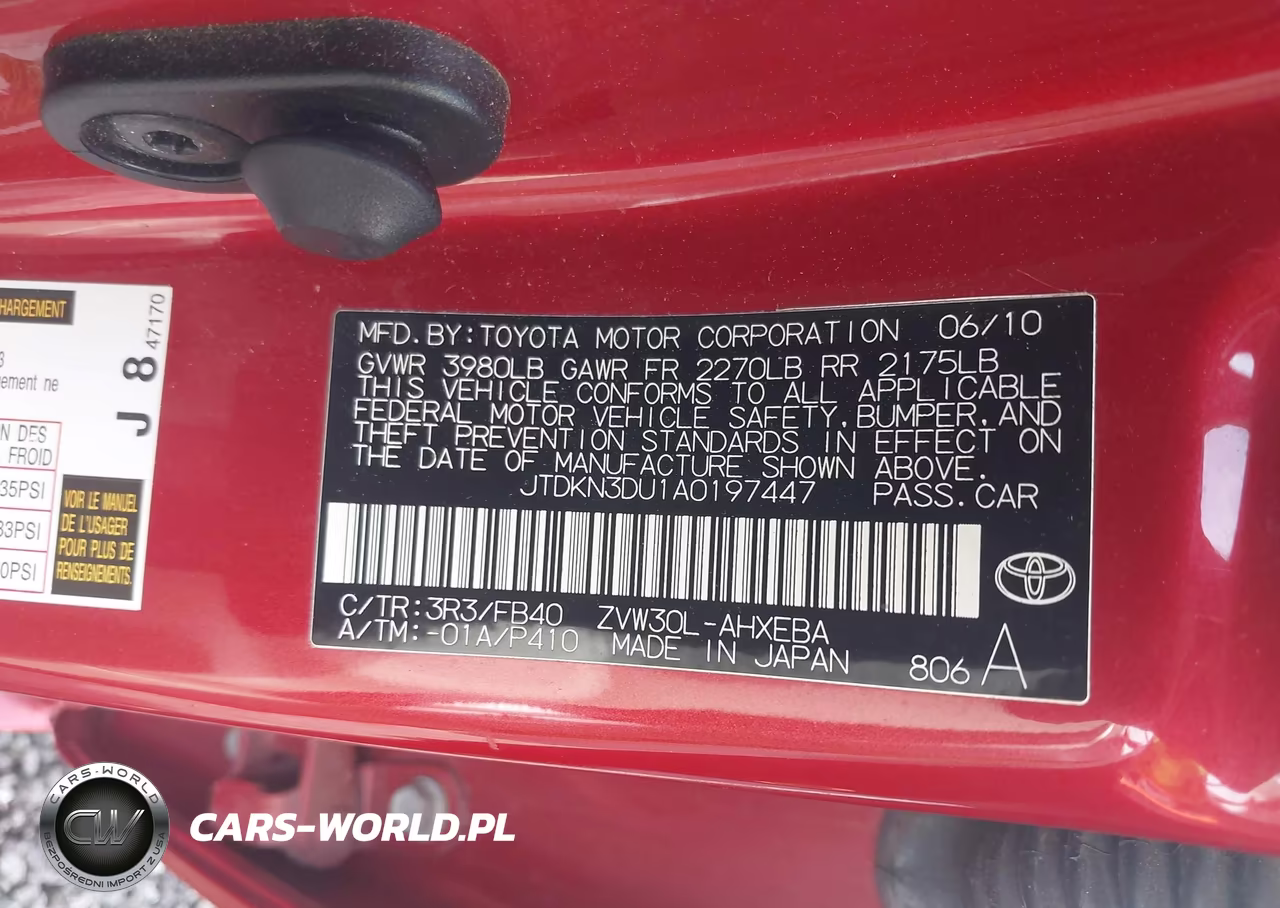 2010 Toyota Prius Ii VIN:JTDKN3DU1A0197447 - 9