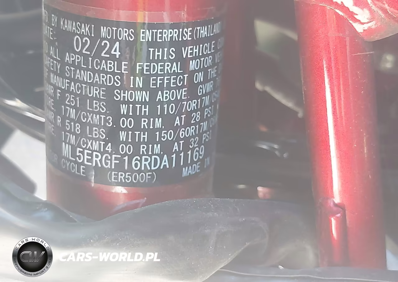 2024 Kawasaki Er500 VIN:ML5ERGF16RDA11169 - 10