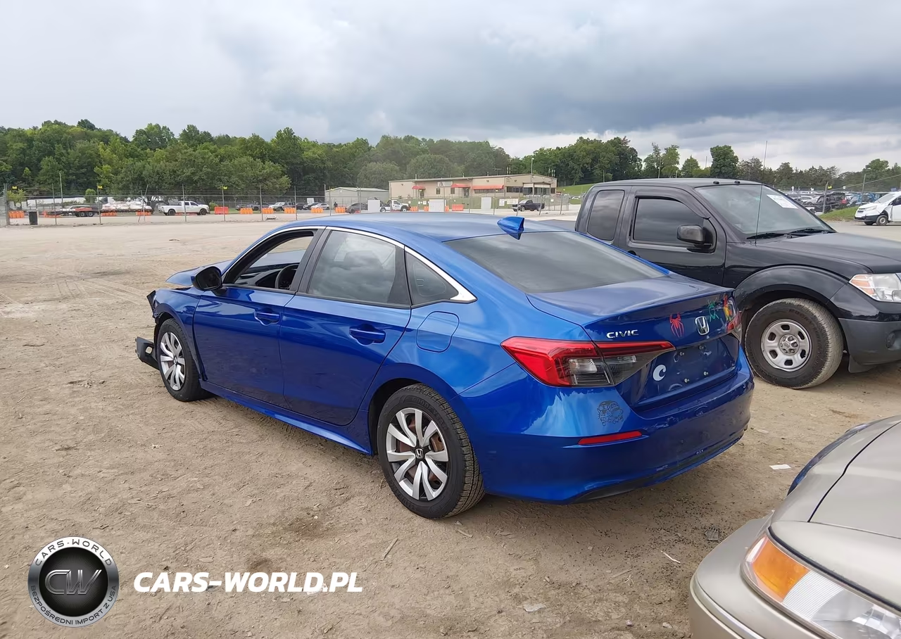2022 Honda Civic Lx VIN:2HGFE2F21NH528490 - 3