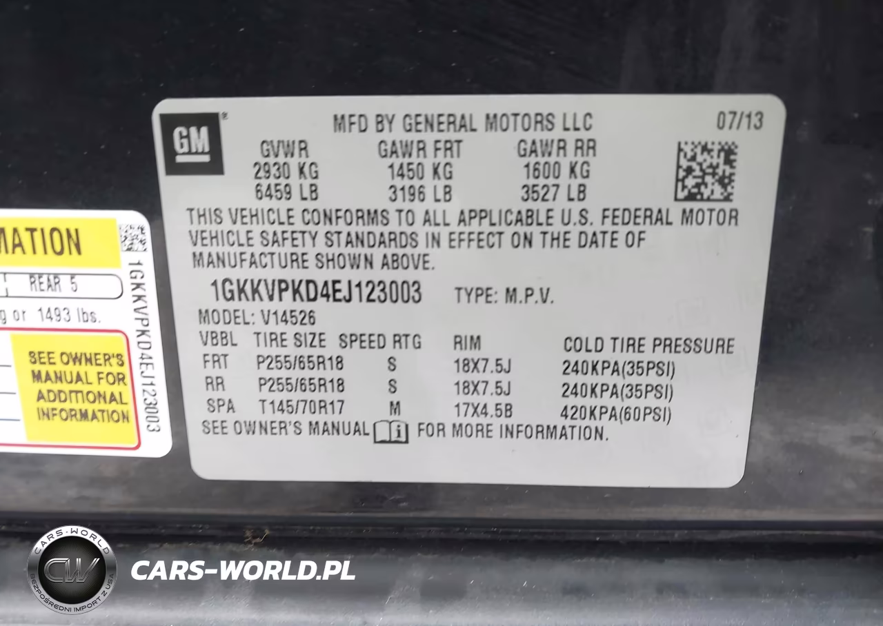 2014 GMC Acadia Sle-2 VIN:1GKKVPKD4EJ123003 - 9