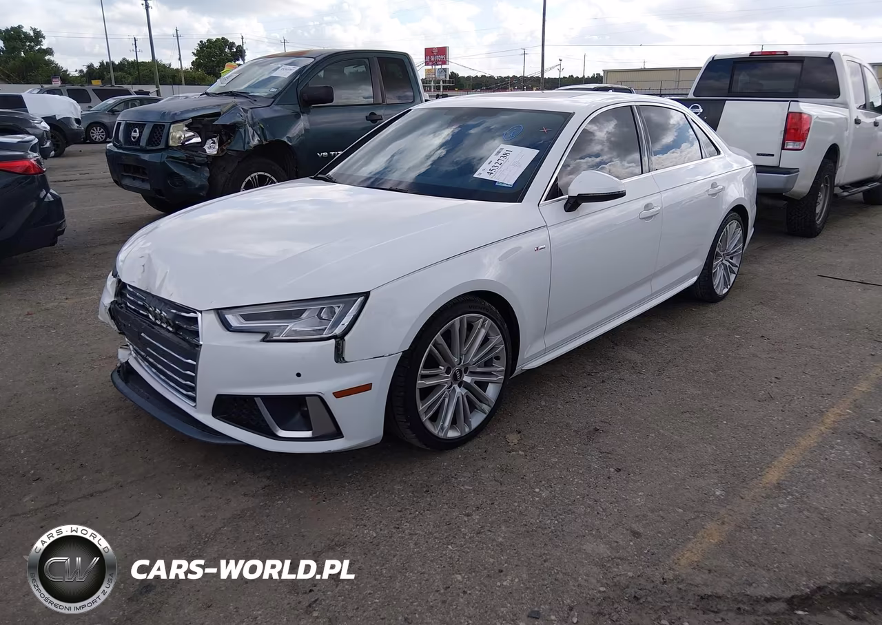 2019 Audi A4 45 Premium VIN:WAUENAF47KA007612 - 2
