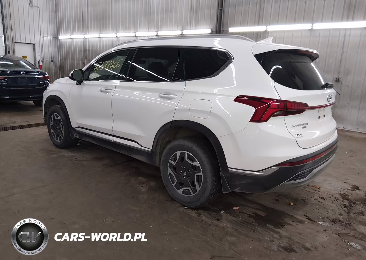 2021 Hyundai Santa Fe Hybrid Blue VIN:KM8S2DA13MU010484 - 3