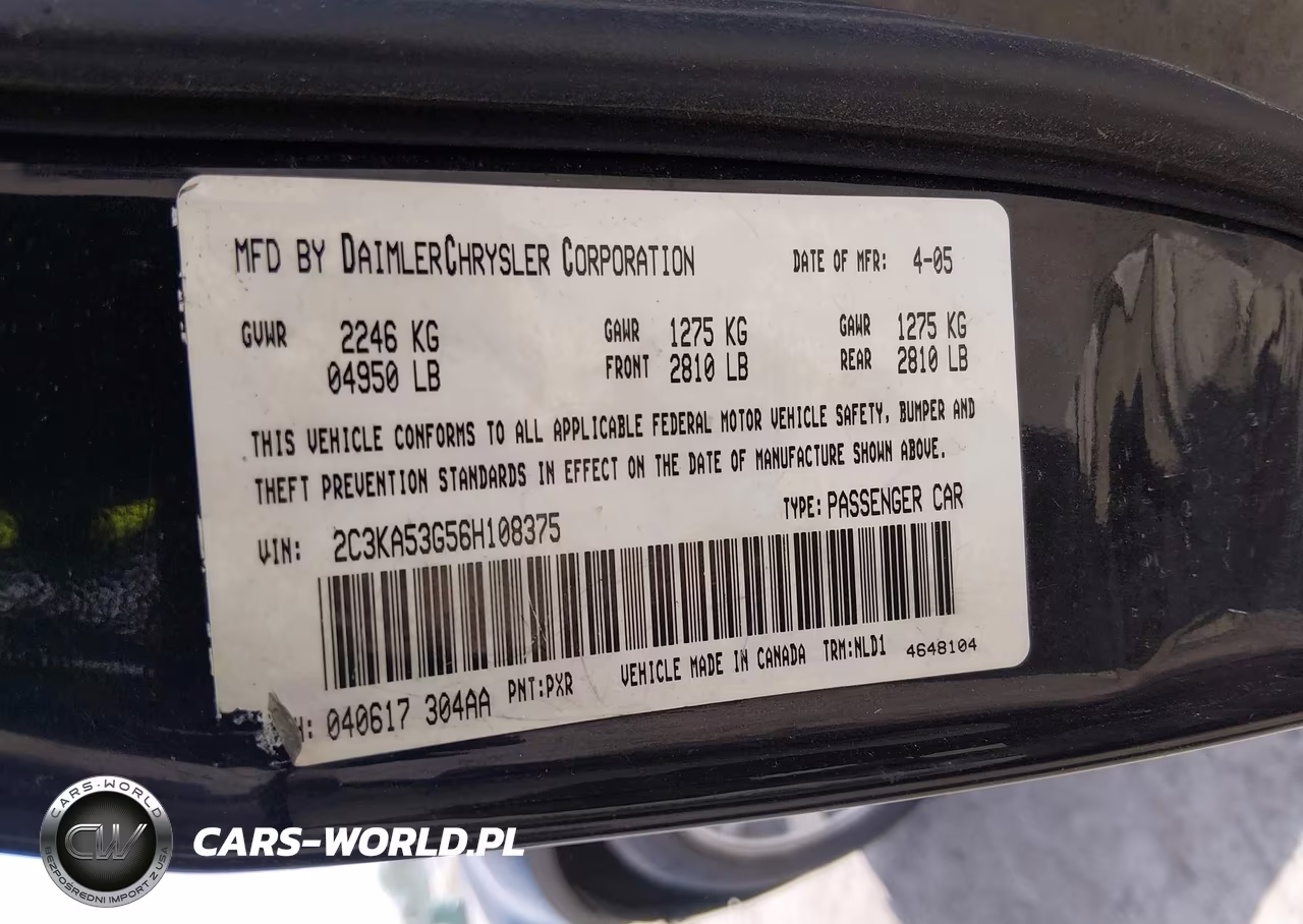 2006 Chrysler 300 Touring VIN:2C3KA53G56H108375 - 9
