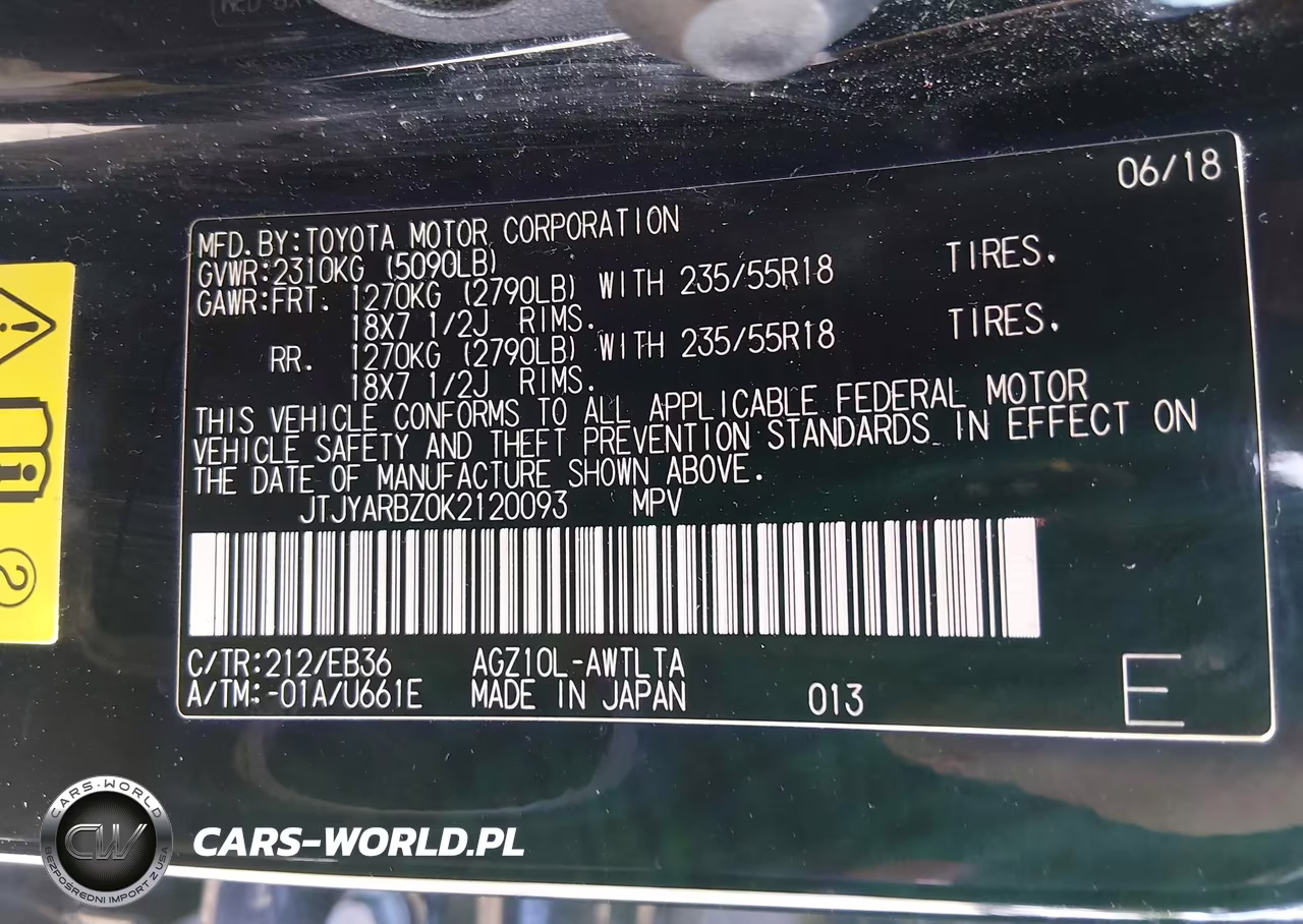 2019 Lexus Nx 300 F Sport VIN:JTJYARBZ0K2120093 - 9