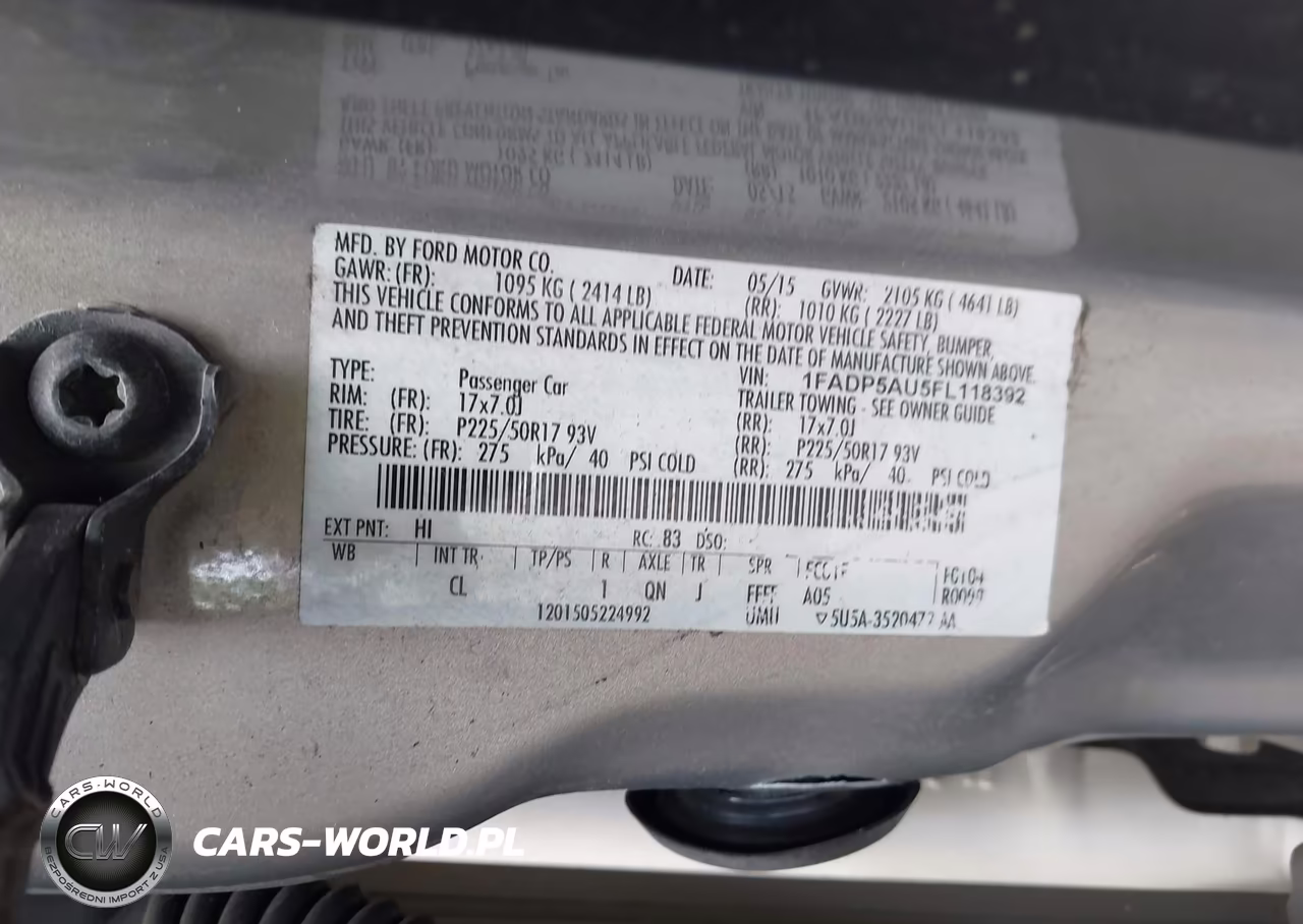2015 Ford C-Max Hybrid Se VIN:1FADP5AU5FL118392 - 9