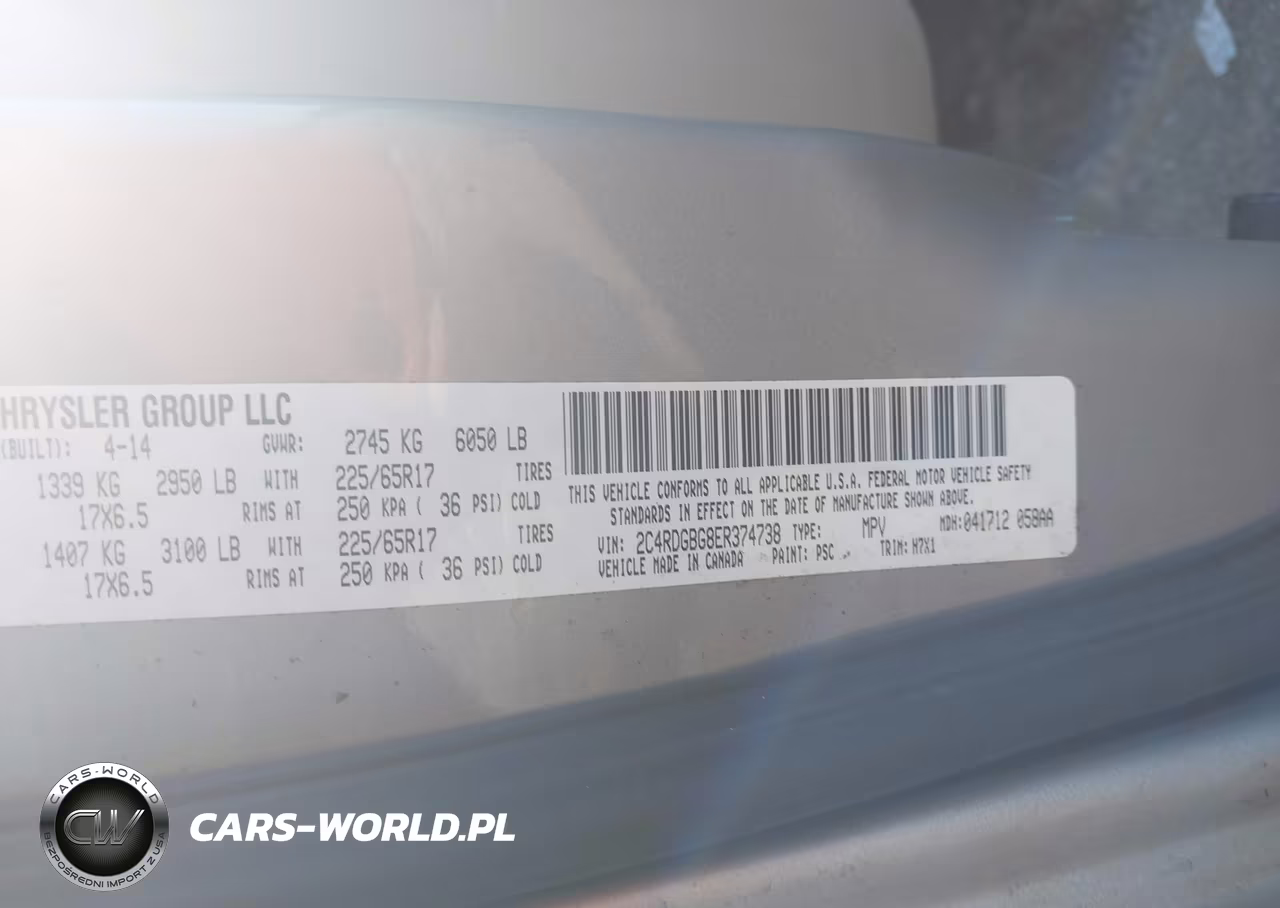 2014 Dodge Grand Caravan Se VIN:2C4RDGBG8ER374738 - 9