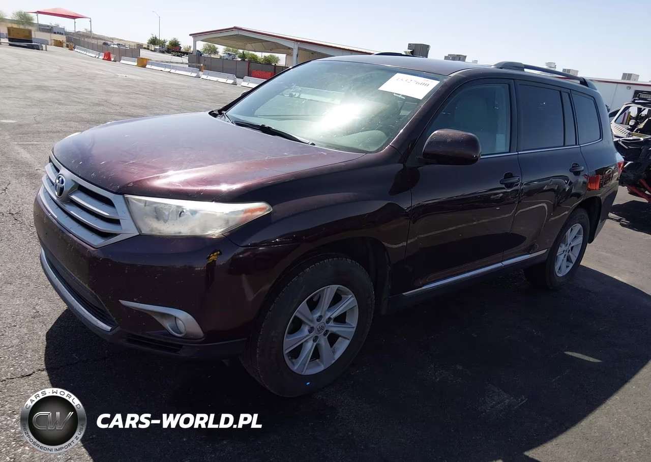 2013 Toyota Highlander Base Plus VIN:5TDZA3EH7DS040809 - 2