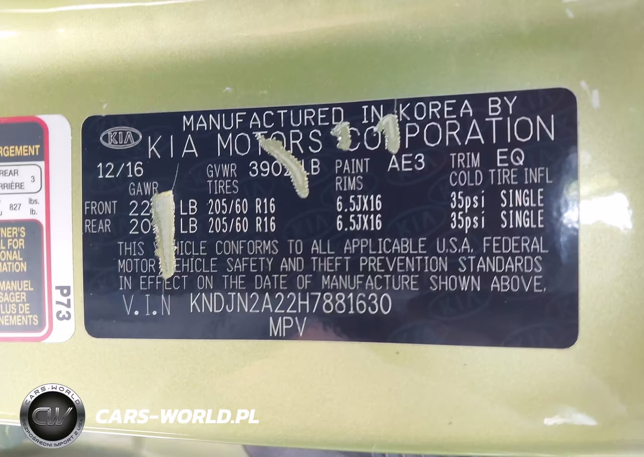 2017 Kia Soul VIN:KNDJN2A22H7881630 - 9