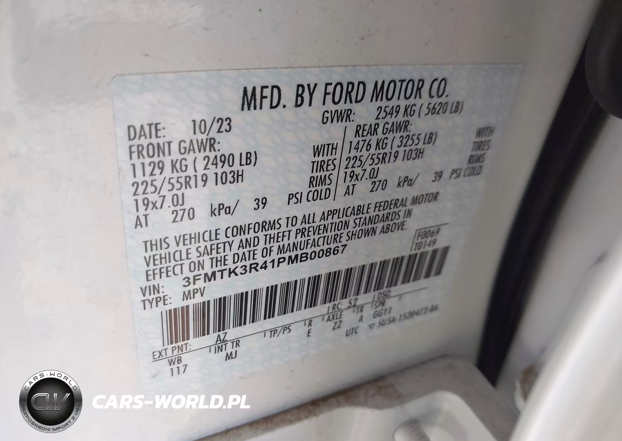 2023 Ford Mustang Mach-E Premium VIN:3FMTK3R41PMB00867 - 9