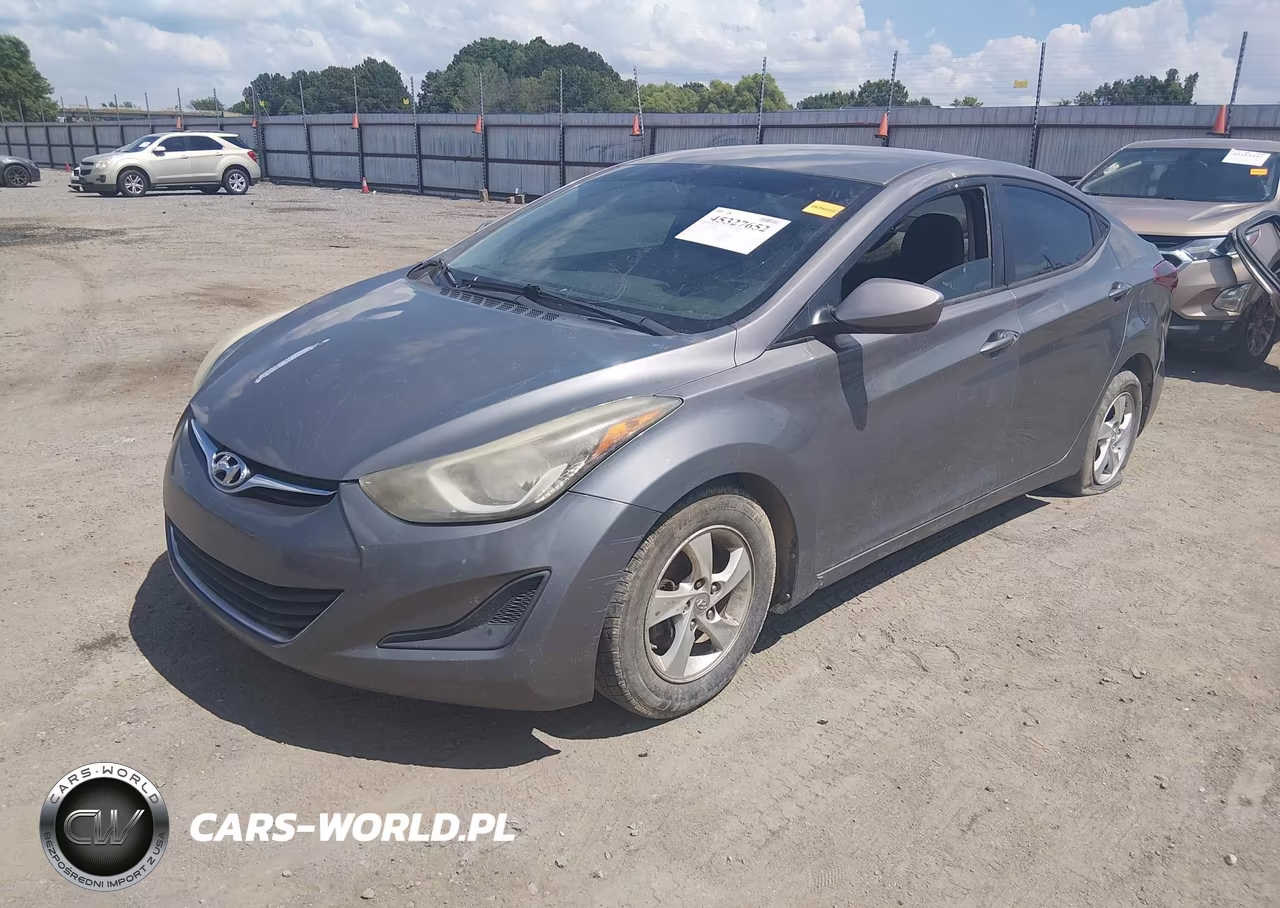 2014 Hyundai Elantra Se VIN:5NPDH4AE9EH458366 - 2