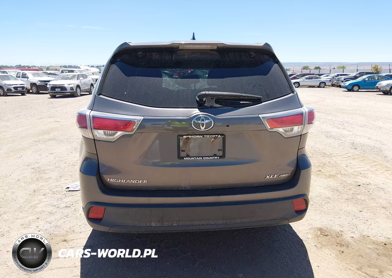 2016 Toyota Highlander Xle V6 VIN:5TDJKRFHXGS295342 - 16