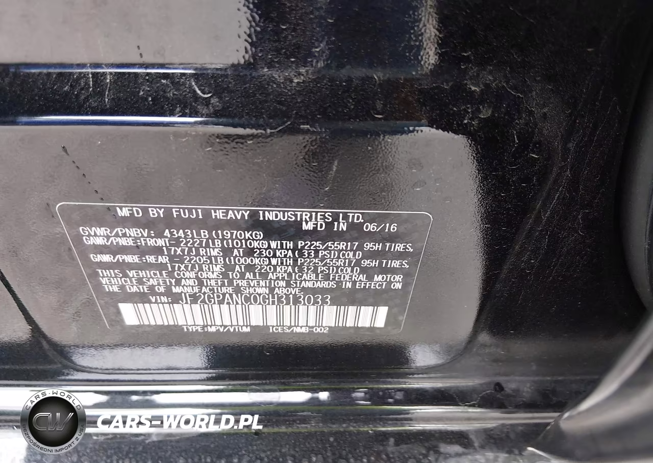 2016 Subaru Crosstrek 2.0I Limited VIN:JF2GPANC0GH313033 - 9