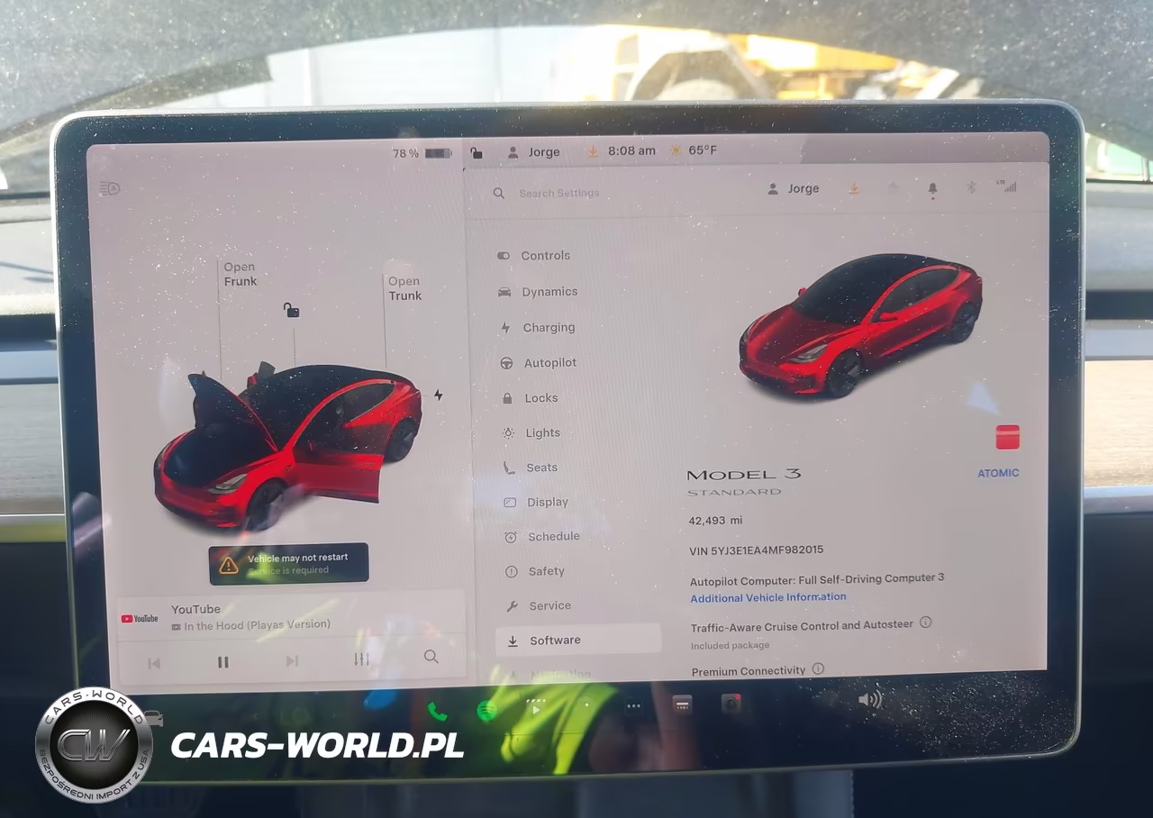2021 Tesla Model 3 Standard Range Plus Rear-Wheel Drive VIN:5YJ3E1EA4MF982015 - 7