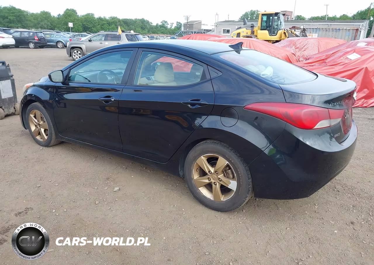 2011 Hyundai Elantra Gls (Ulsan Plant) VIN:KMHDH4AE9BU127896 - 3