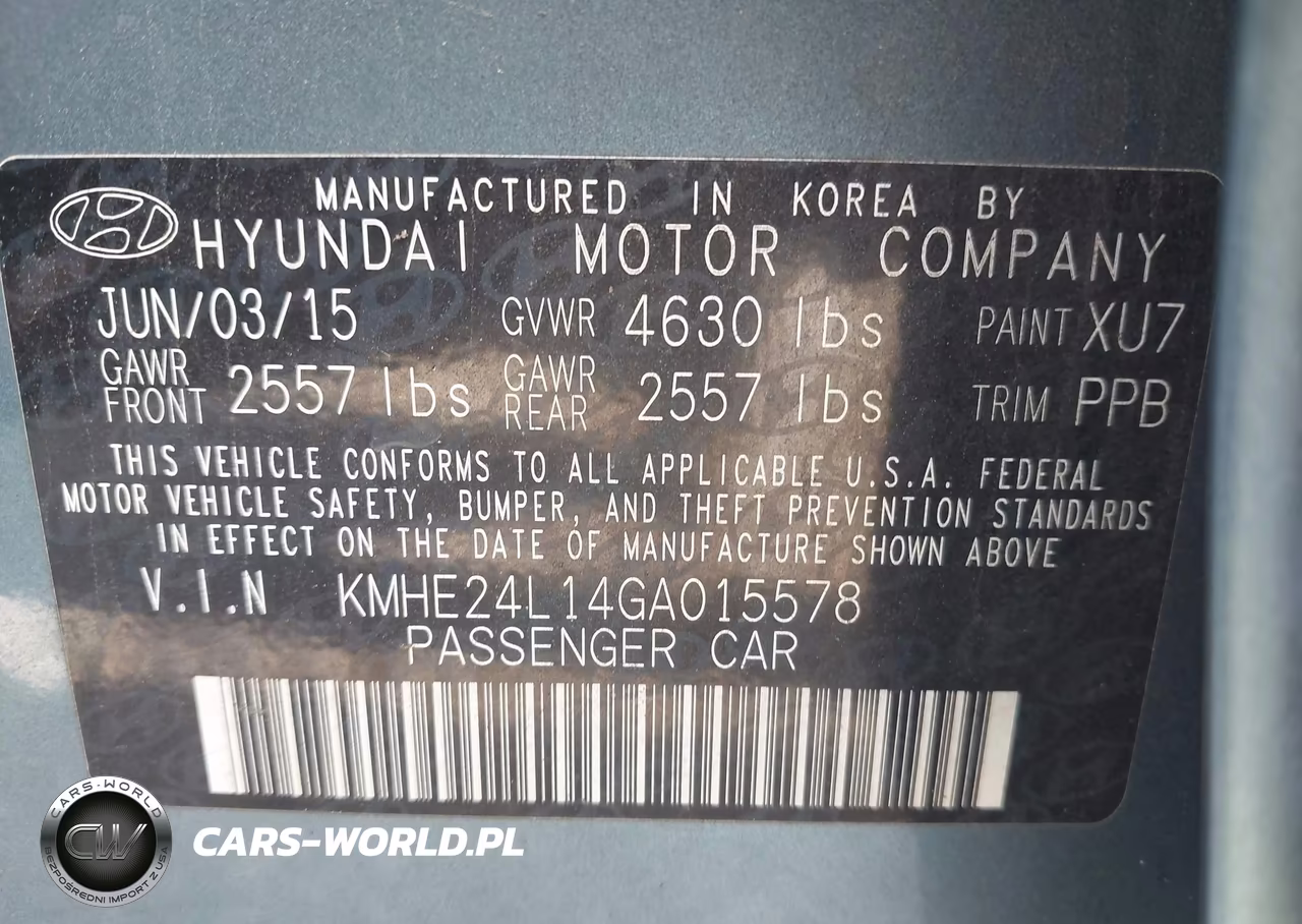 2016 Hyundai Sonata Hybrid Se VIN:KMHE24L14GA015578 - 9