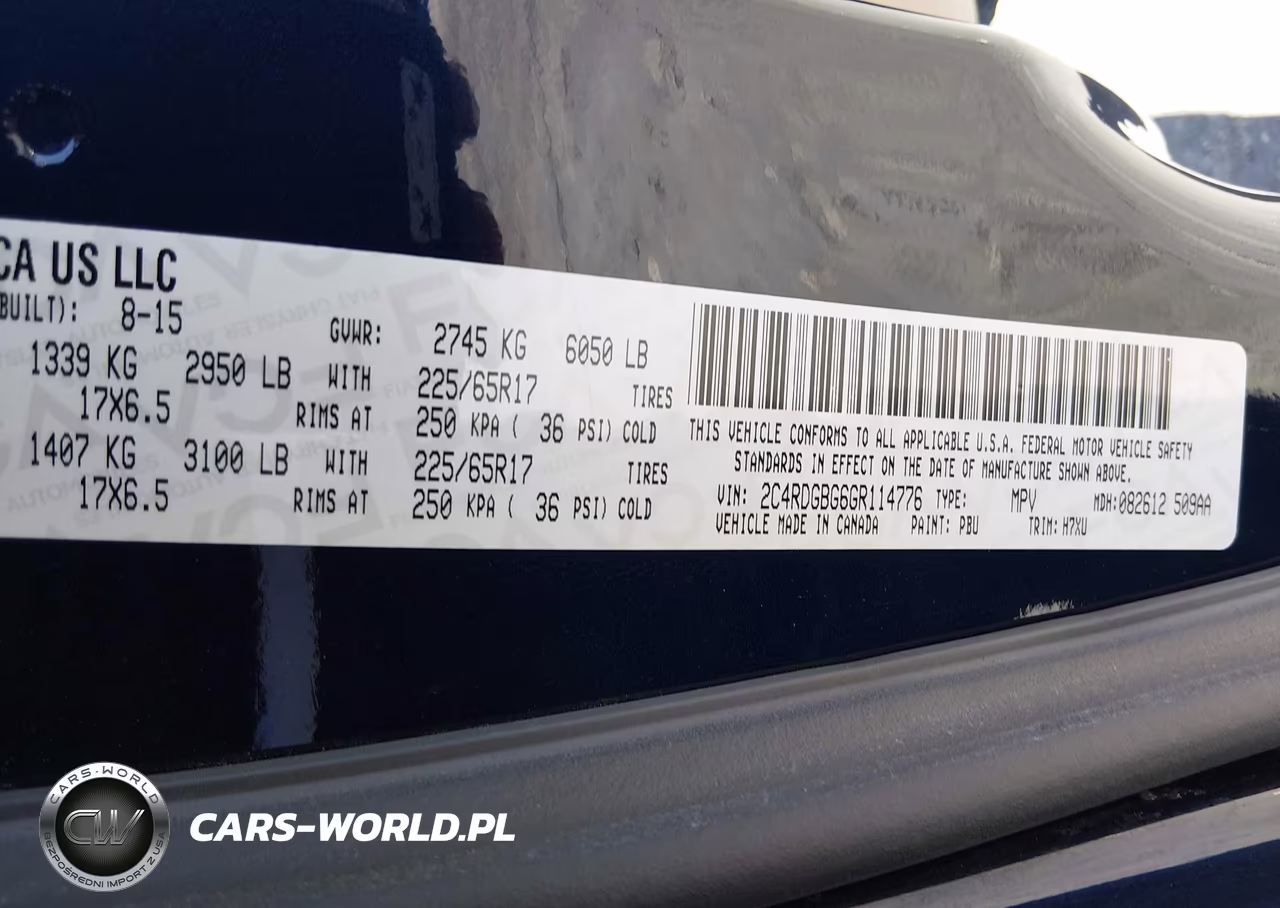 2016 Dodge Grand Caravan Se VIN:2C4RDGBG6GR114776 - 9