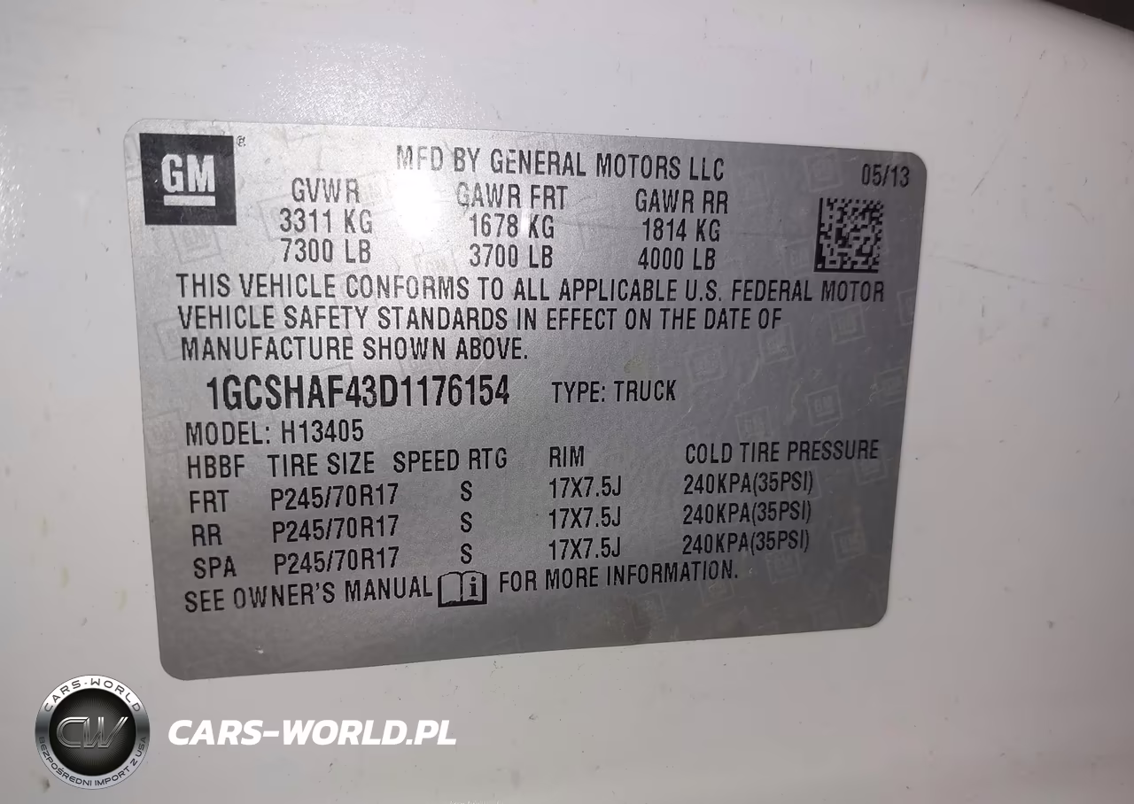 2013 Chevrolet Express 1500 Work Van VIN:1GCSHAF43D1176154 - 9