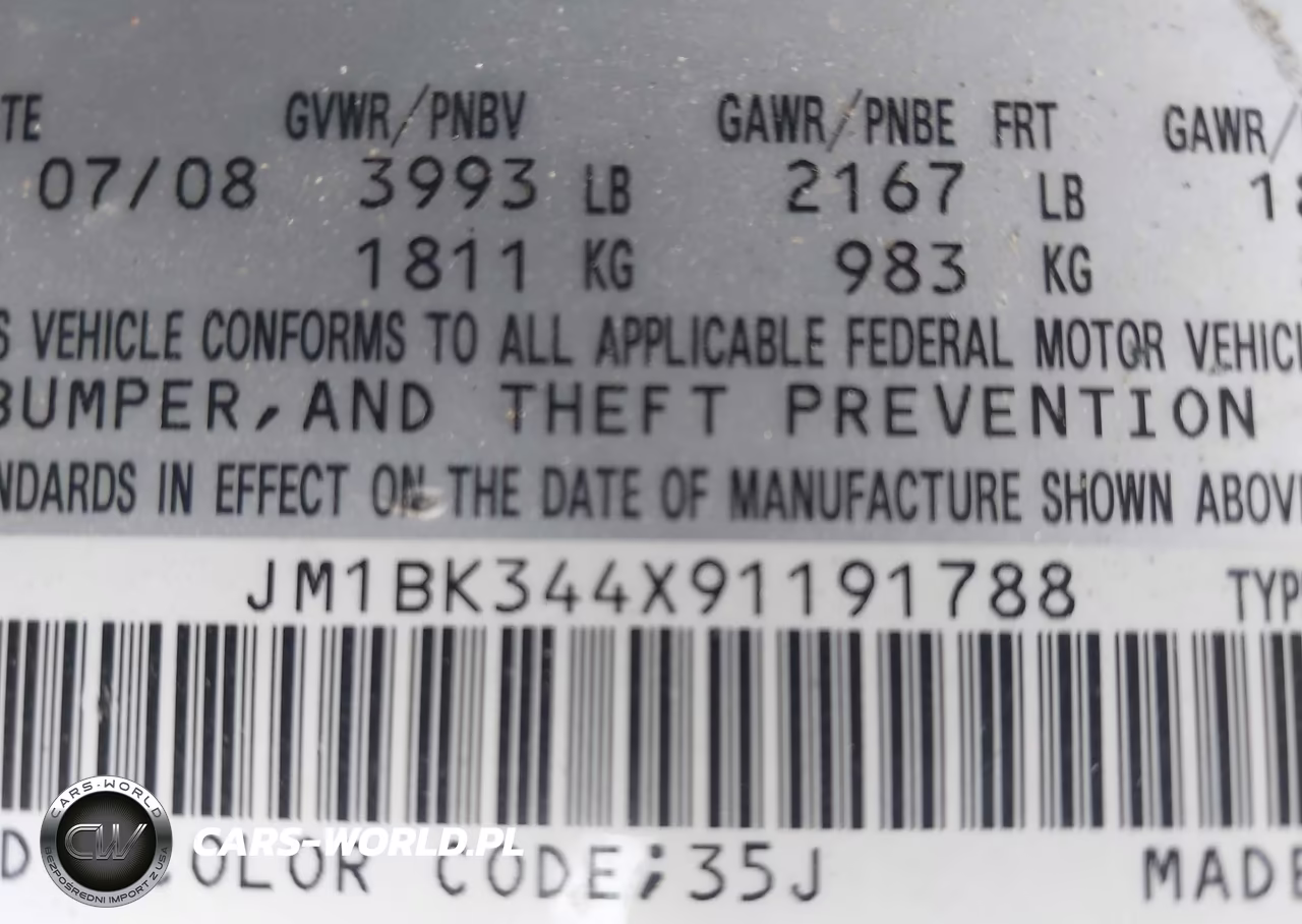 2009 Mazda Mazda3 S Grand Touring VIN:JM1BK344X91191788 - 9