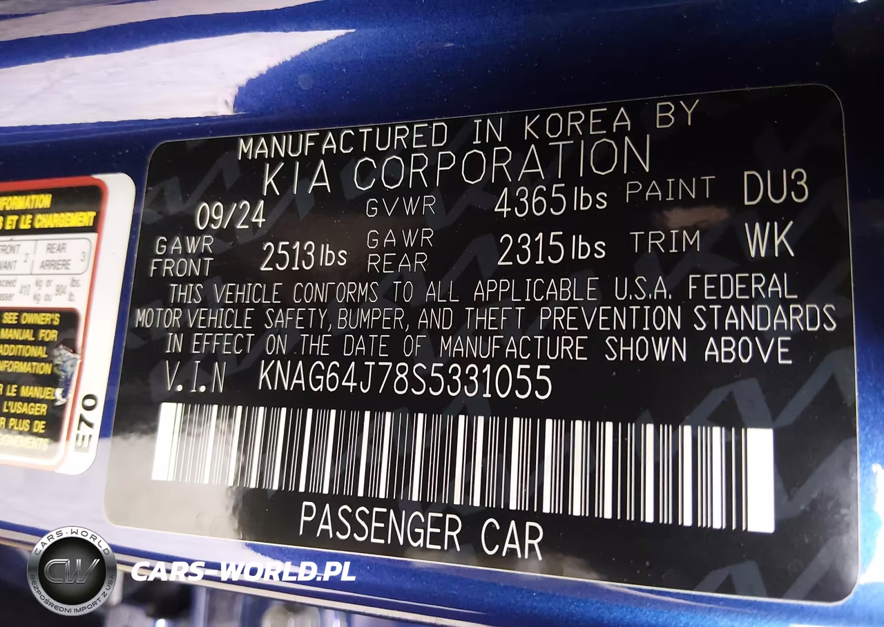 2025 Kia K5 Gt-Line VIN:KNAG64J78S5331055 - 9