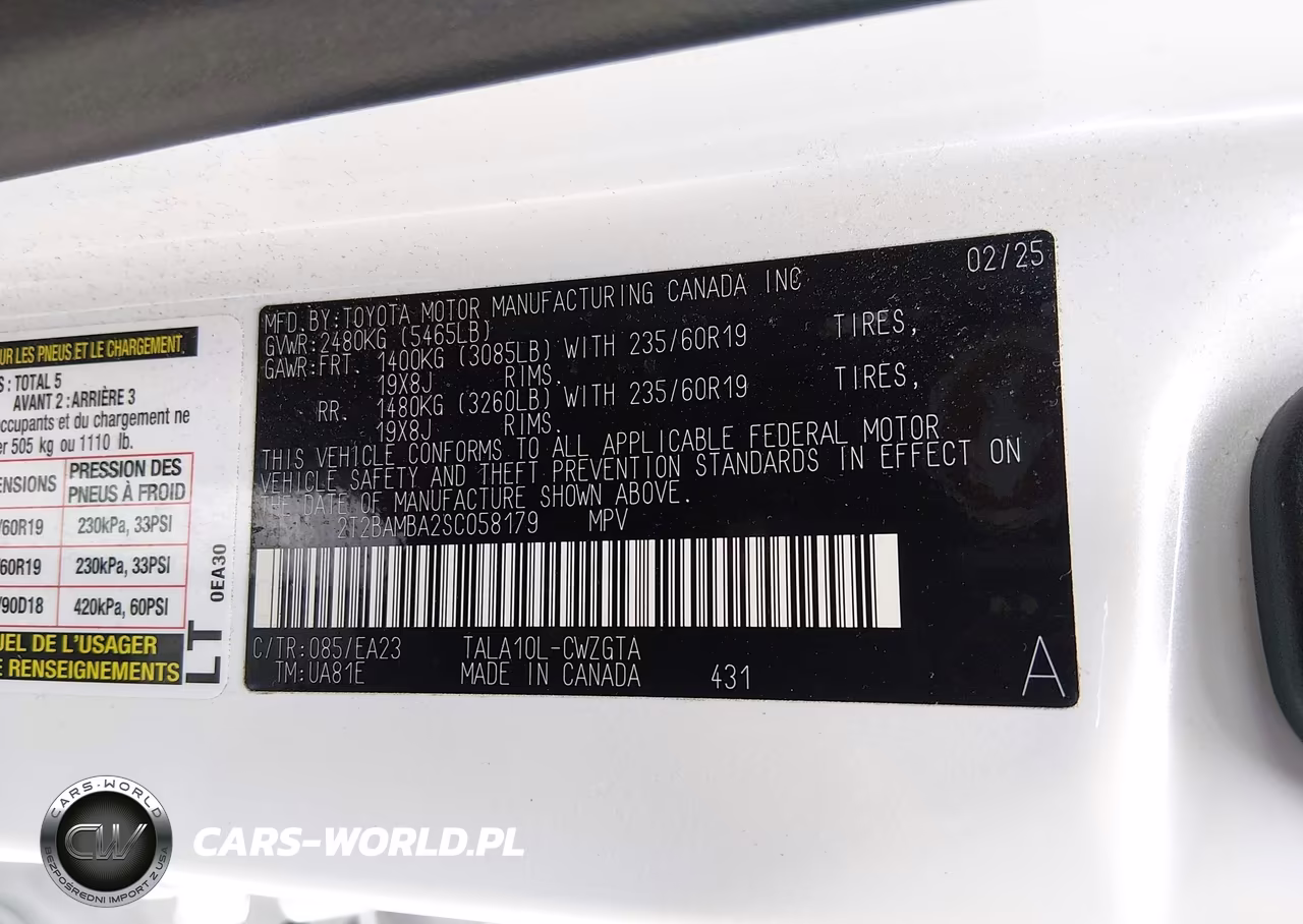 2025 Lexus Rx 350 VIN:2T2BAMBA2SC058179 - 9