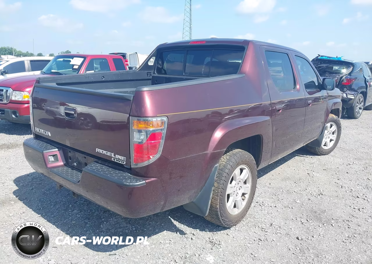 2008 Honda Ridgeline Rtl VIN:2HJYK16598H500845 - 4