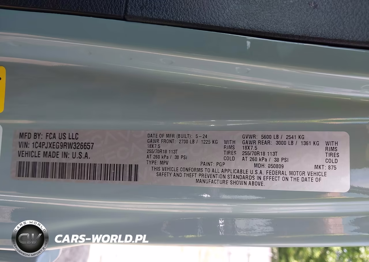2024 Jeep Wrangler 4-Door Sahara 4X4 VIN:1C4PJXEG9RW326657 - 9