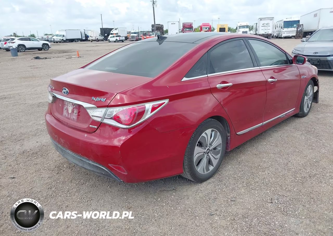 2013 Hyundai Sonata Hybrid Limited VIN:KMHEC4A49DA068492 - 4