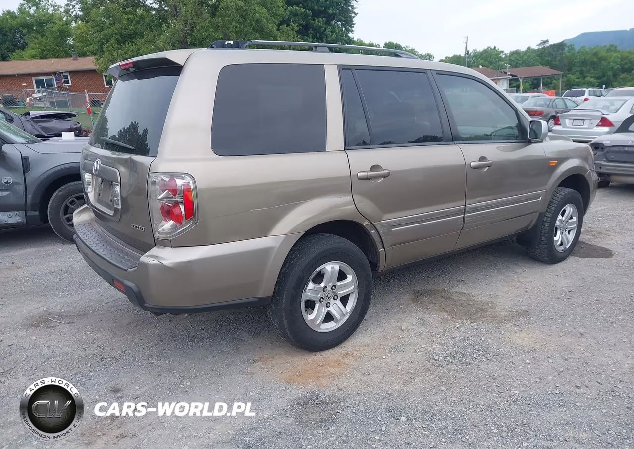 2008 Honda Pilot Vp VIN:5FNYF18288B040594 - 4