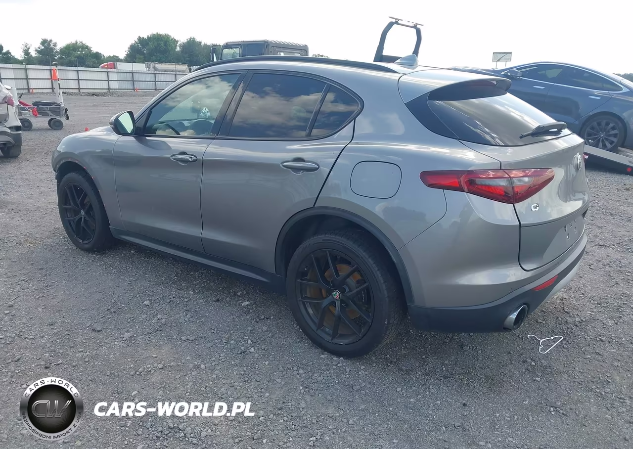 2018 Alfa Romeo Stelvio Ti Sport Awd VIN:ZASFAKNN3J7B81585 - 3