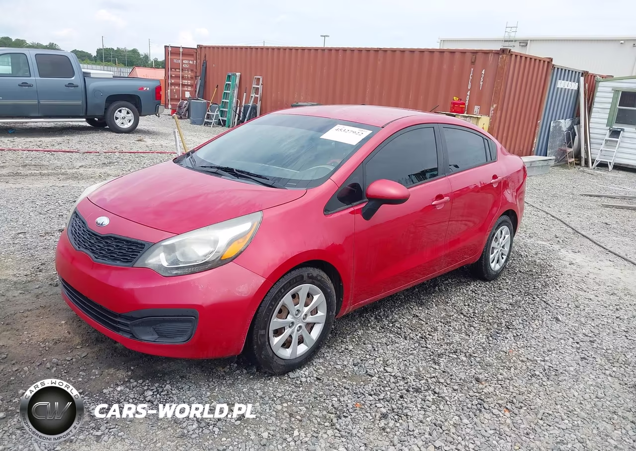 2013 Kia Rio Lx VIN:KNADM4A37D6171625 - 2