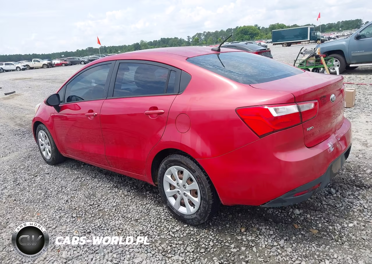 2013 Kia Rio Lx VIN:KNADM4A37D6171625 - 3