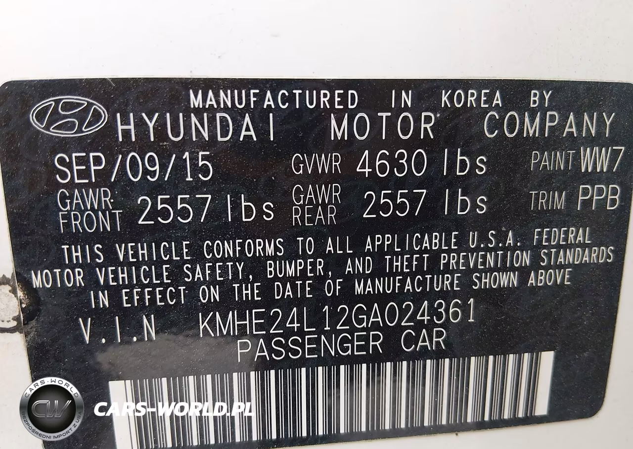 2016 Hyundai Sonata Hybrid Se VIN:KMHE24L12GA024361 - 9